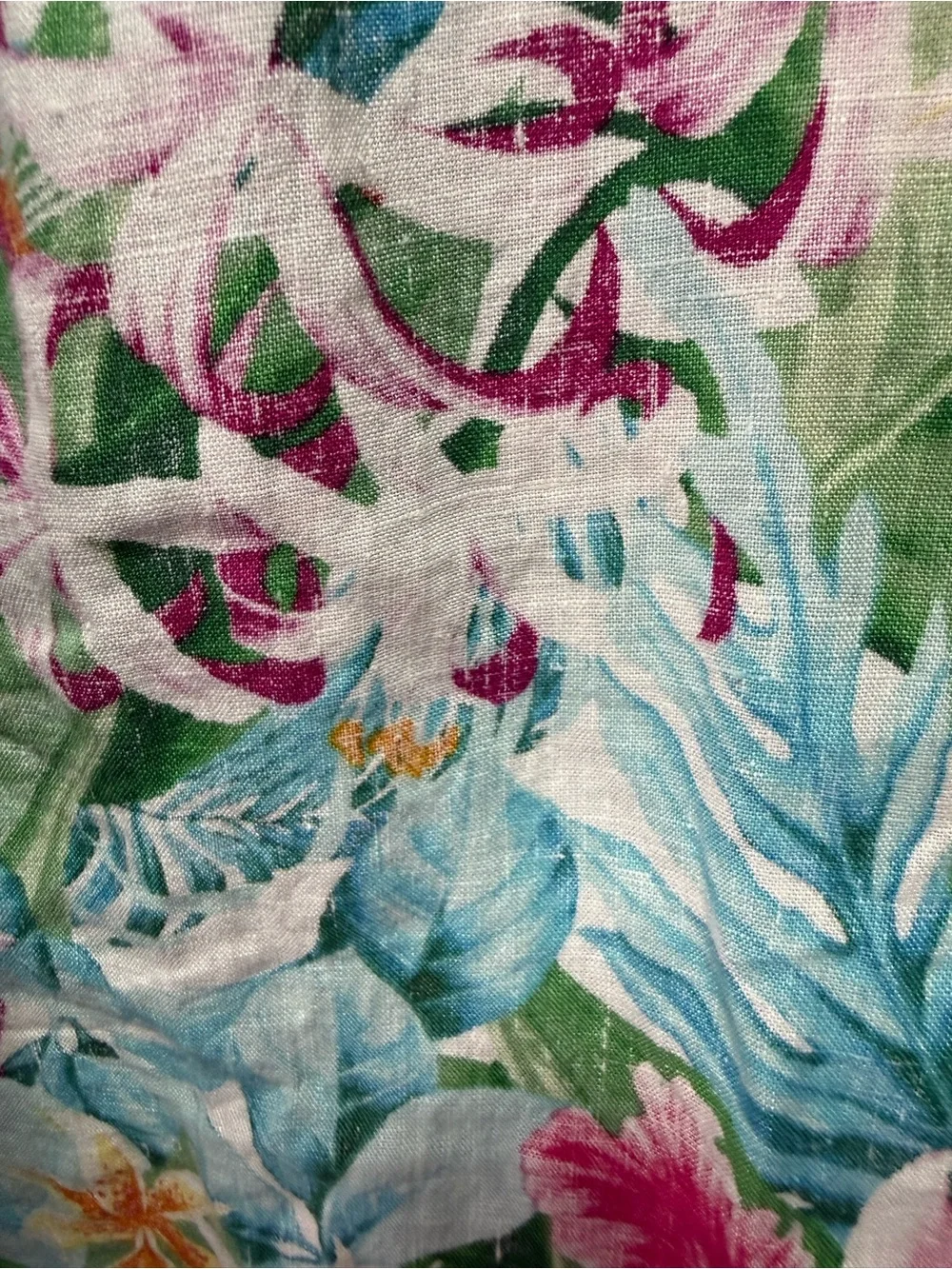 Tommy Bahama Lilly of the Vally Womens linen shirt. NWT - Picture 3 of 8